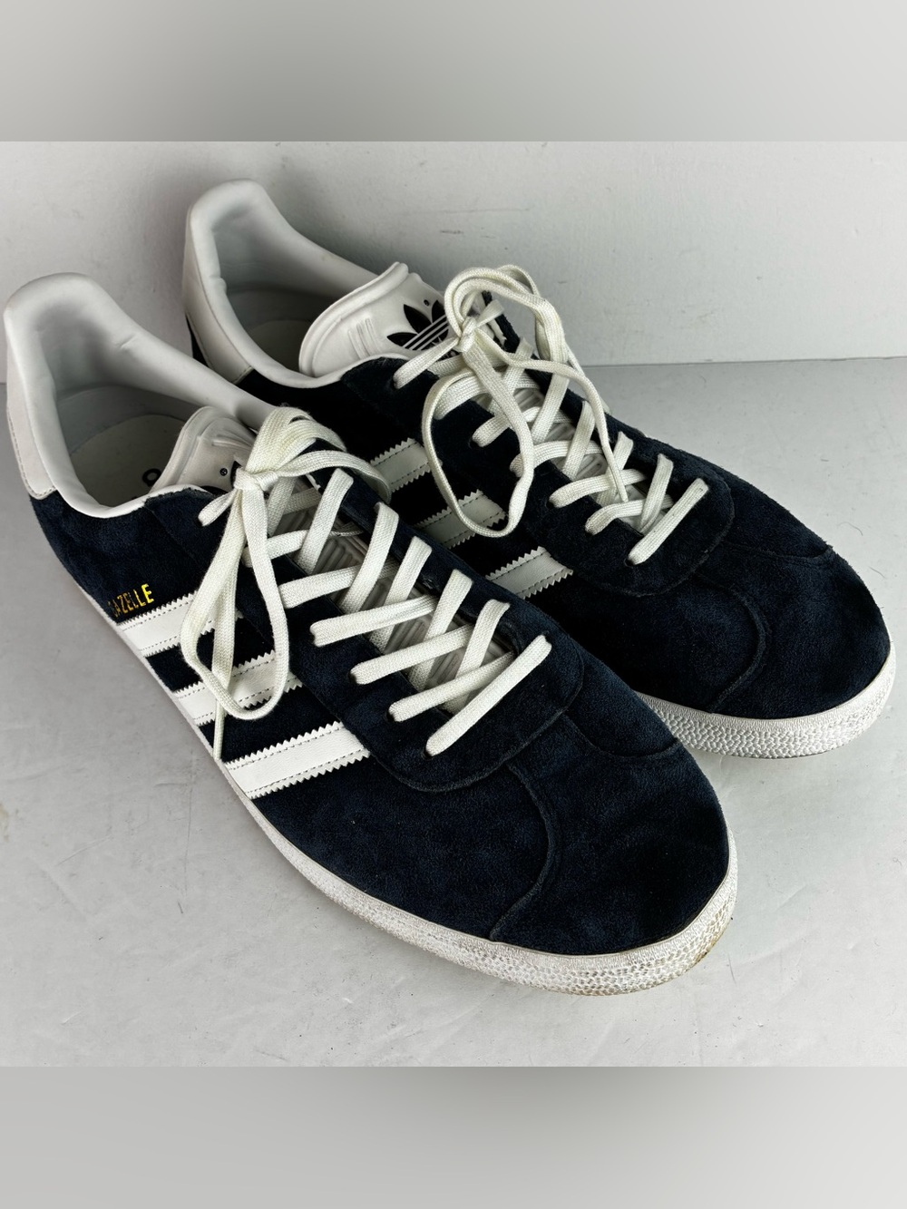 Adidas Gazelle Blue Suede Sneakers